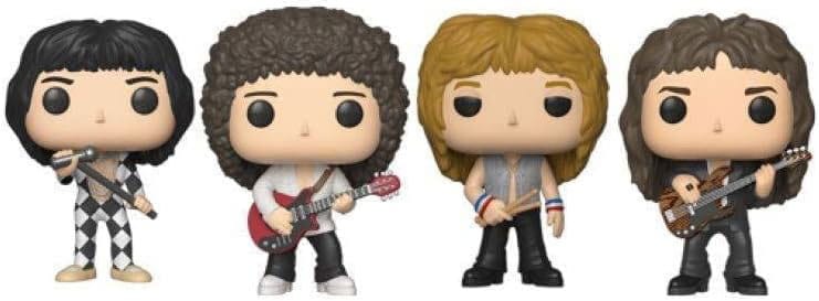 Queen Pack de 4 Figuras POP! Movies Vinyl 9 cm