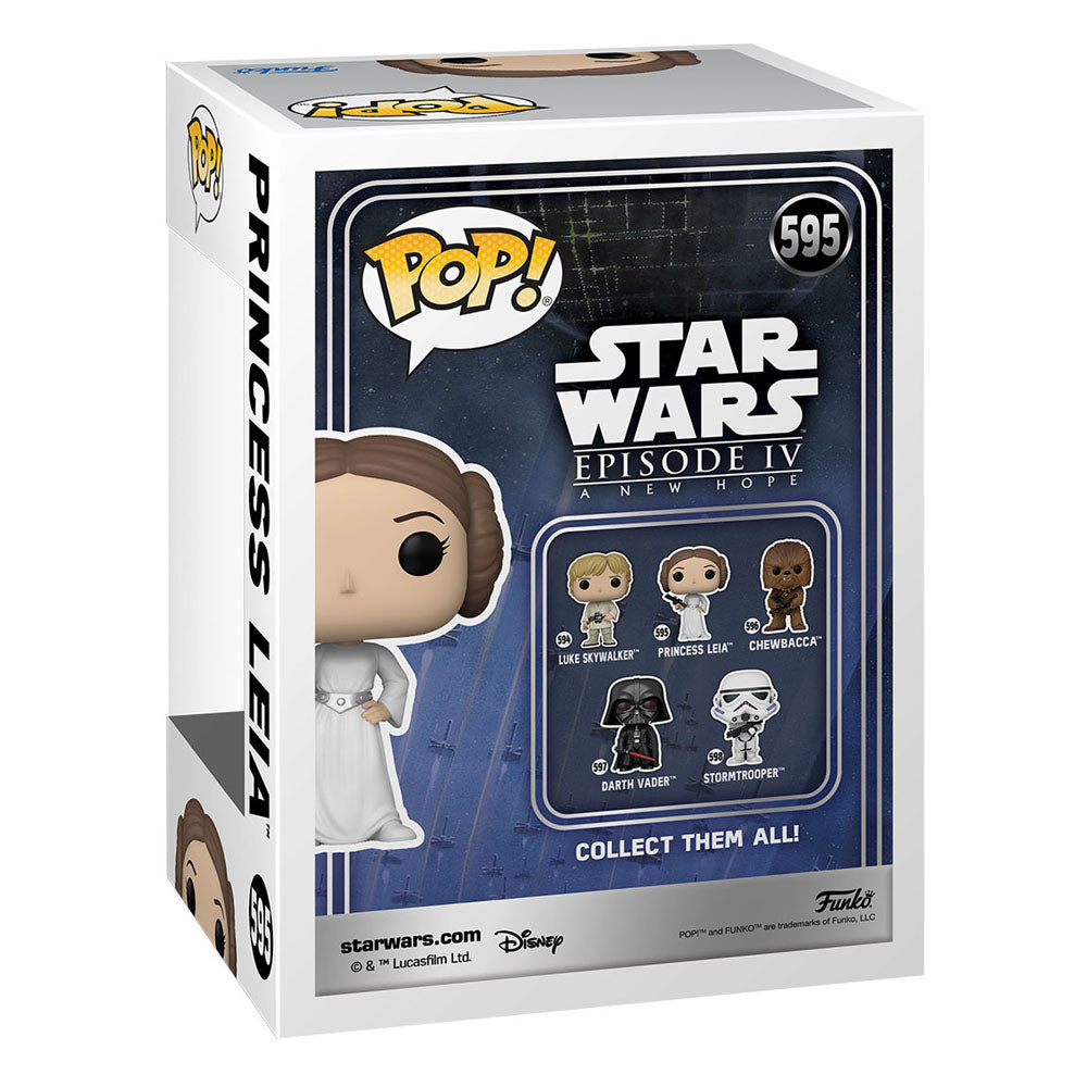 Star Wars New Classics POP! Star Wars Vinyl Figura Leia 9 cm