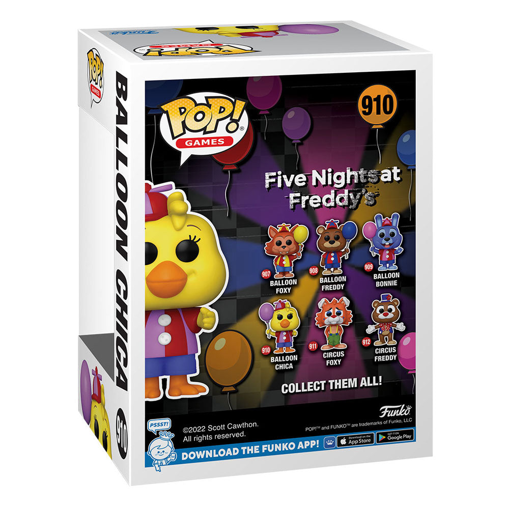 Five Nights at Freddy's Security Breach Figura POP! Games Vinyl Balloon Chica 9 cm