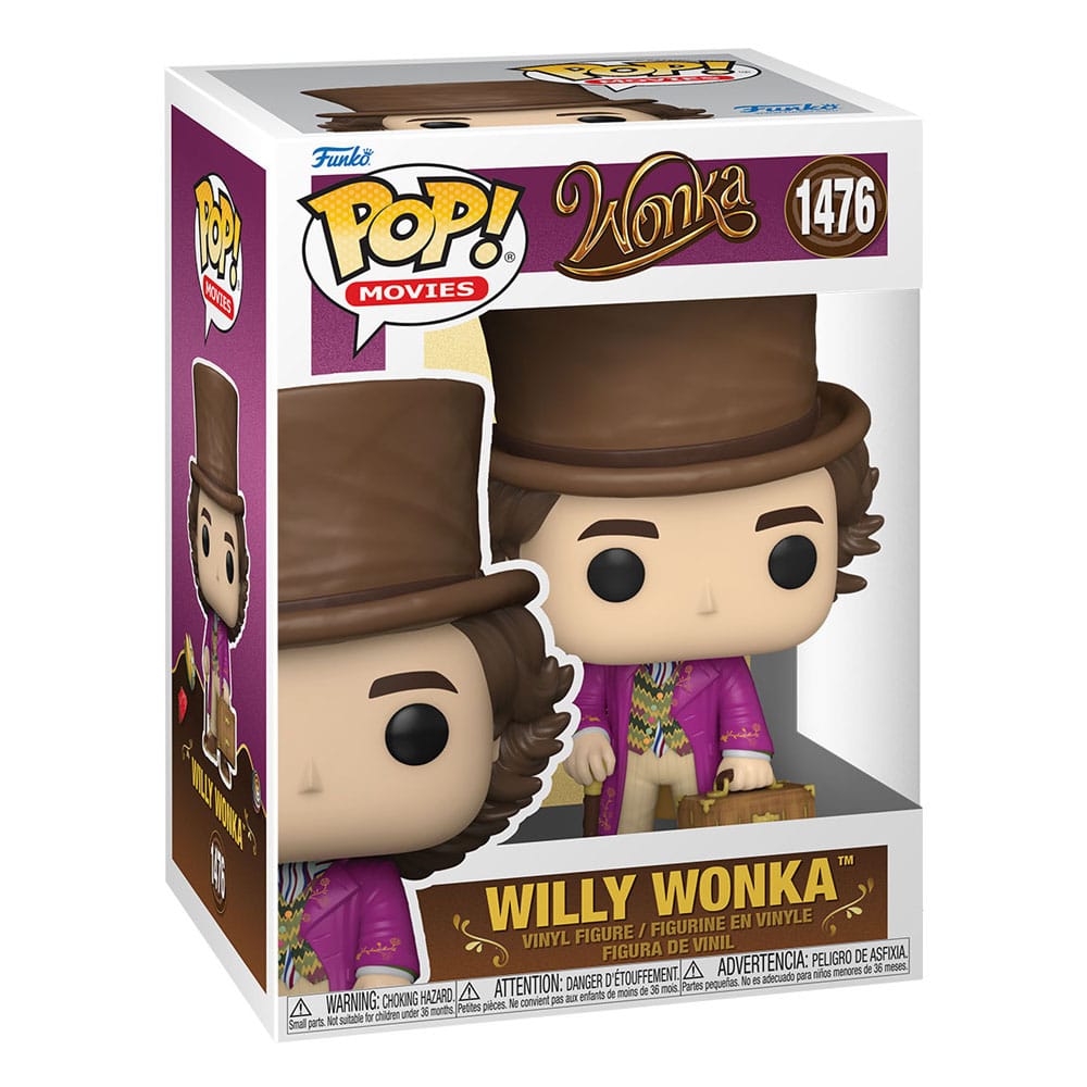 Willy Wonka & la fábrica de chocolate Figura POP! Movies Vinyl Willy Wonka 9 cm - Z POP Toys