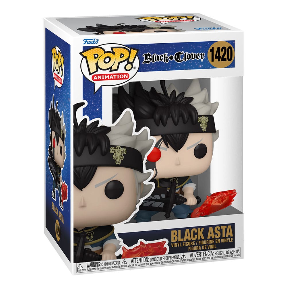 Black Clover POP! Animation Vinyl Figura Black Asta 9 cm