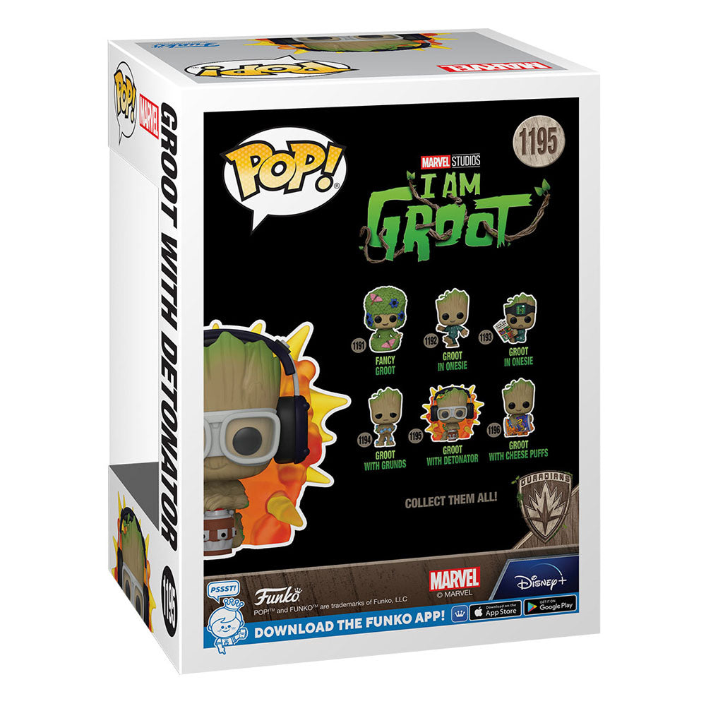 Yo soy Groot POP! Vinyl Figura Groot w/ detonator 9 cm - Z POP Toys