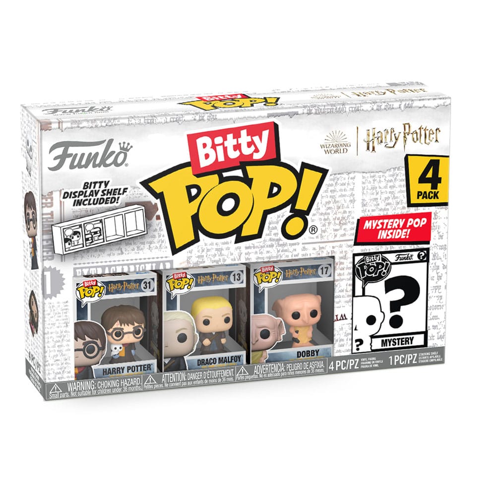Harry Potter Pack de 4 Figuras Bitty POP! Vinyl Harry 2,5 cm