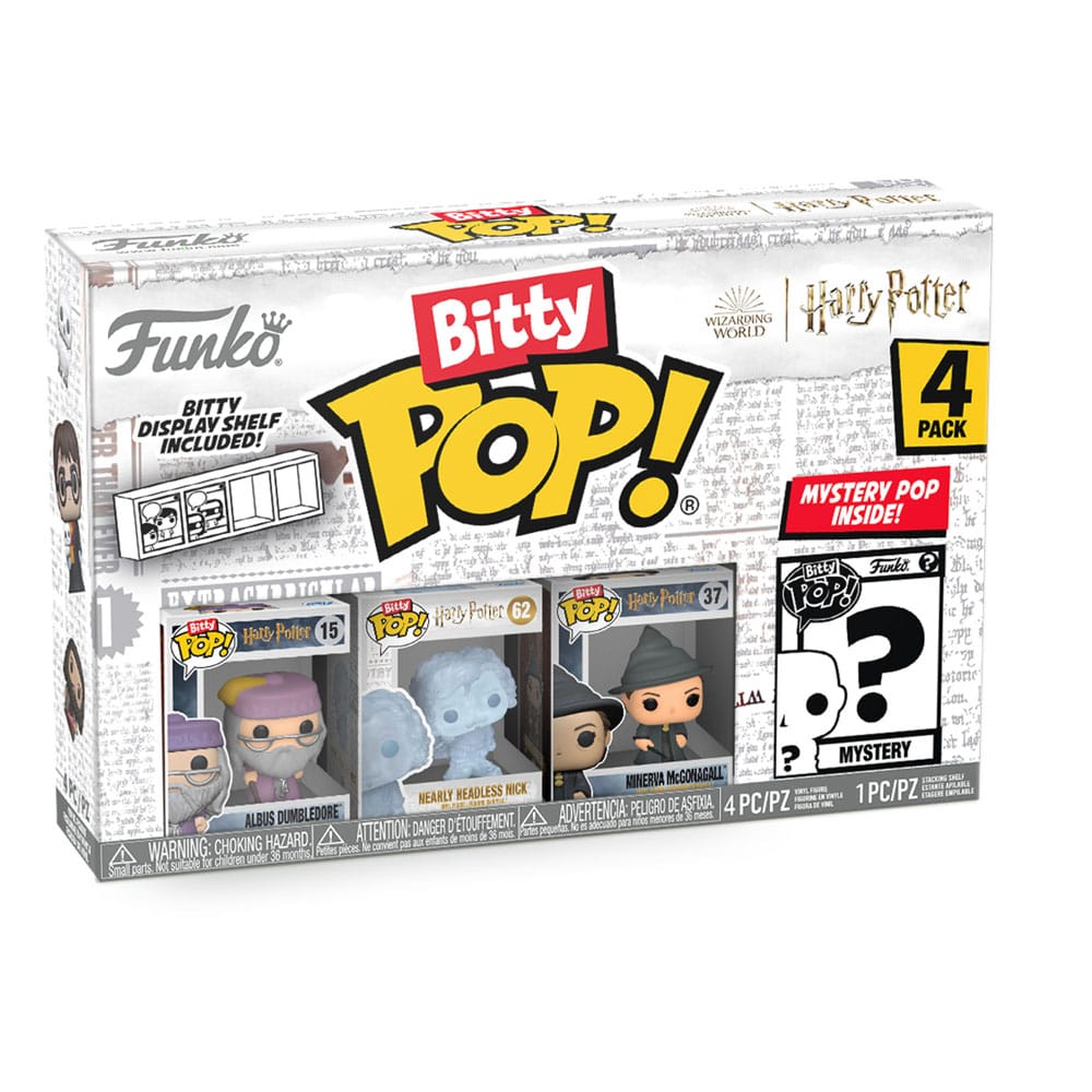 Harry Potter Pack de 4 Figuras Bitty POP! Vinyl Dumbledore 2,5 cm