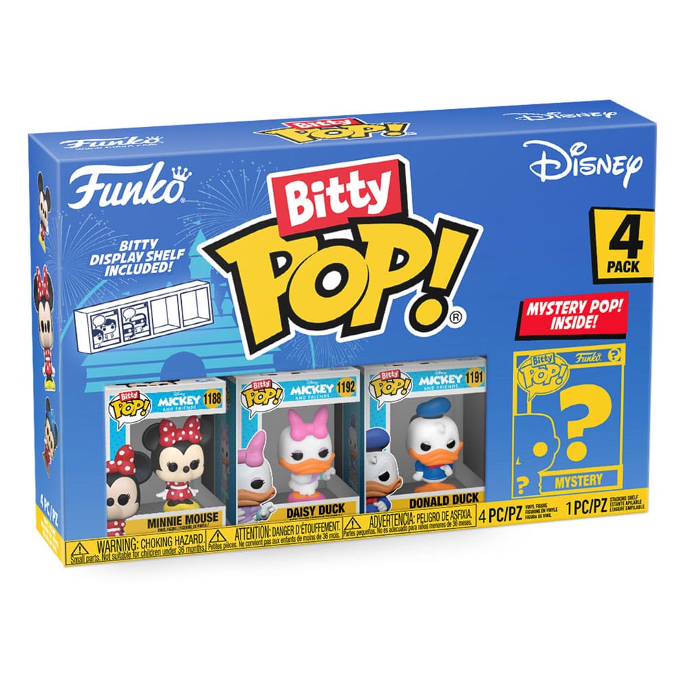 Disney Pack de 4 Figuras Bitty POP! Vinyl Minnie 2,5 cm