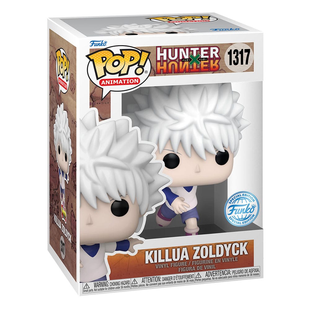 Hunter x Hunter POP! Animation Vinyl Figuren Killua w/Skateboard 9 cm - Z POP Toys