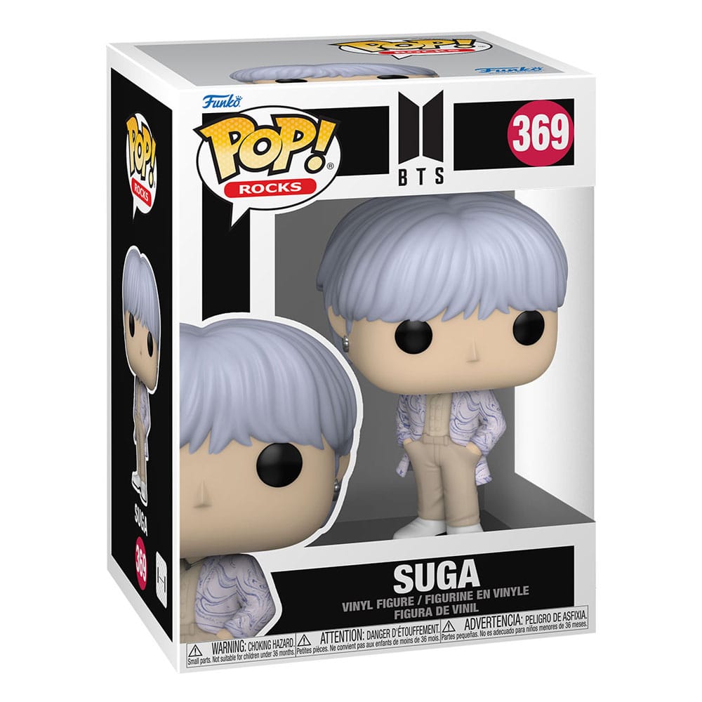 BTS POP! Rocks Vinyl Figura Suga 9 cm