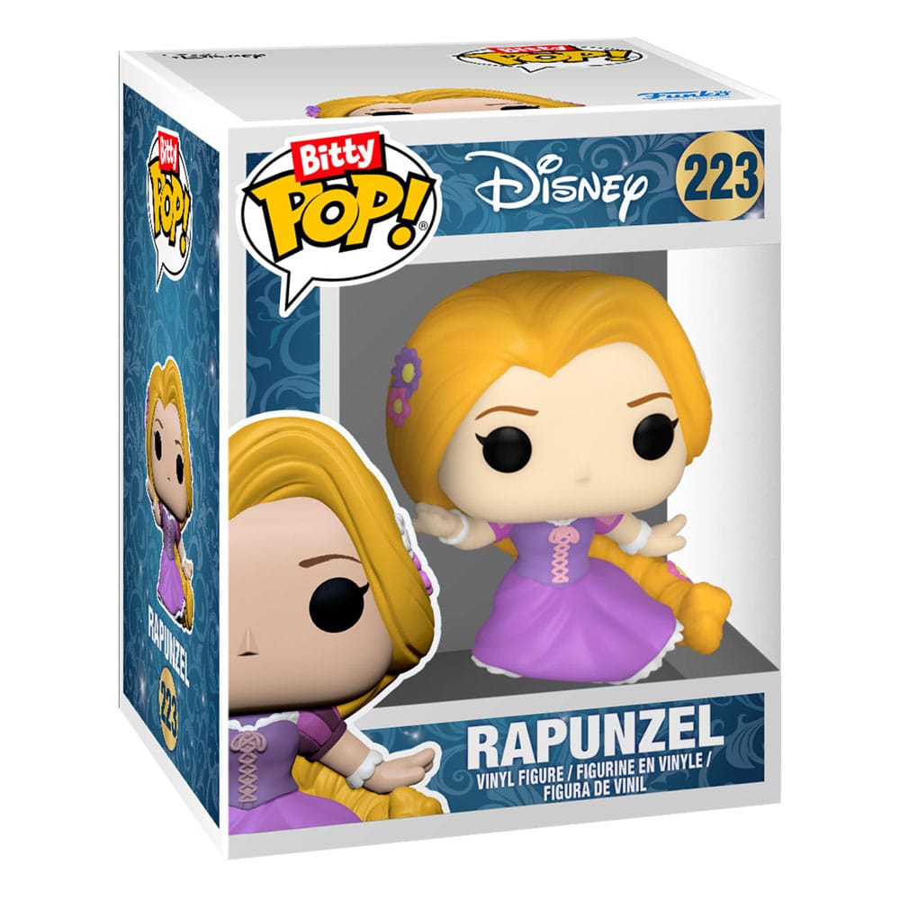 Disney Princesses Pack de 4 Figuras Bitty POP! Vinyl Rapunzel 2,5 cm