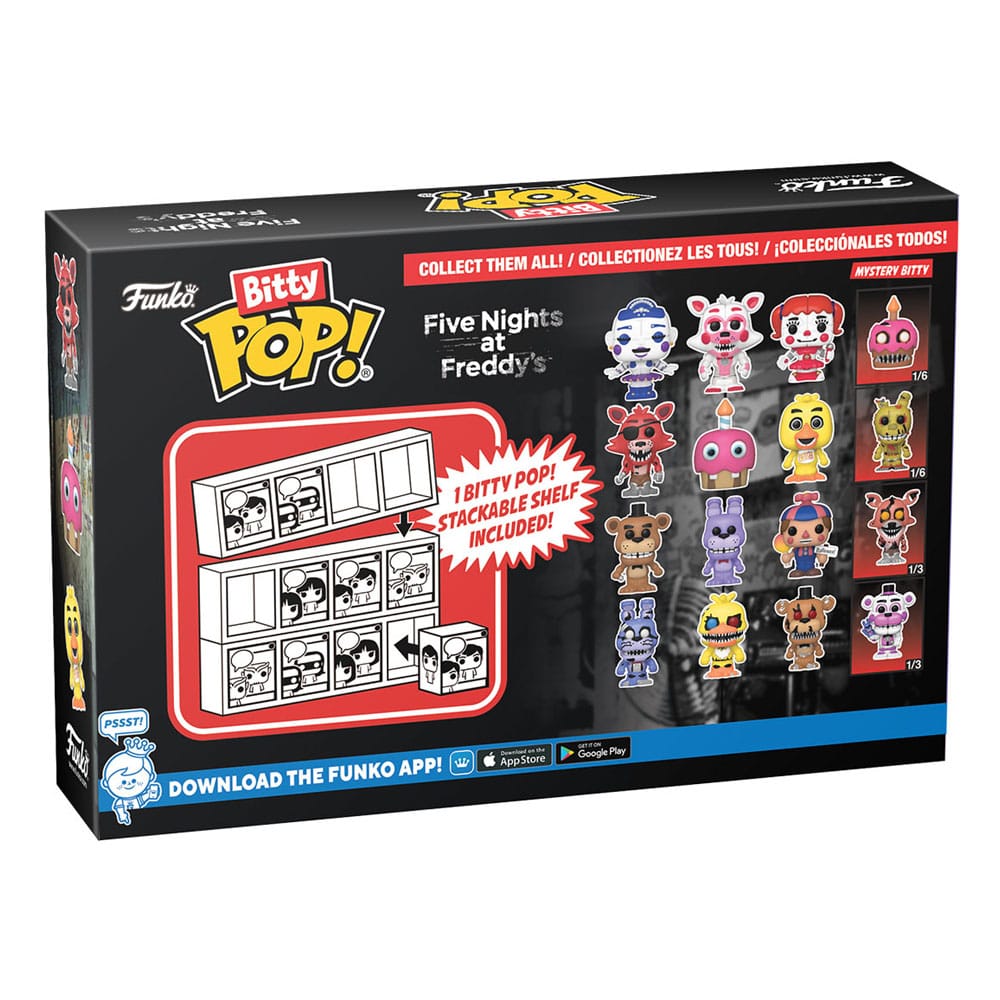 Five Nights at Freddy's Pack de 4 Figuras Bitty POP! Vinyl Ballora 2,5 cm