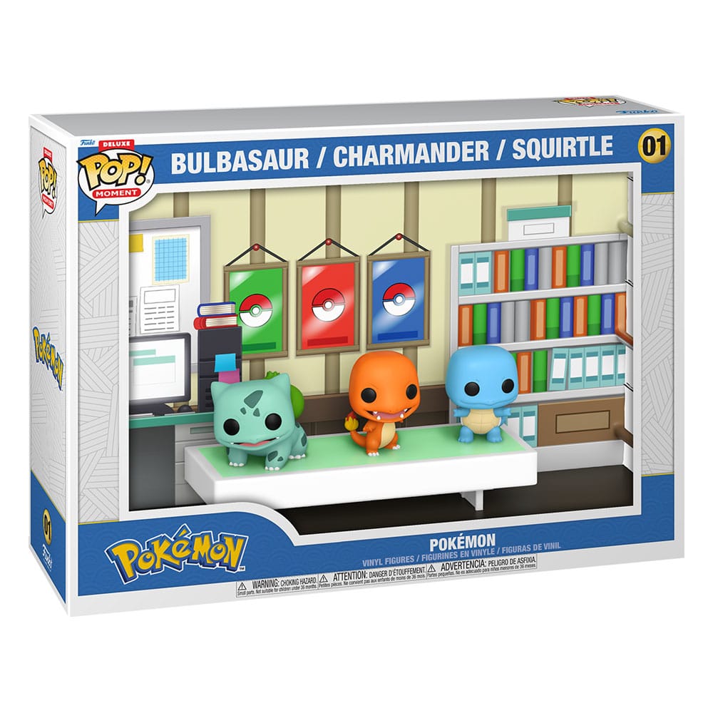 Pokémon POP Moments Deluxe Vinyl Figuras Pokémon - Starters