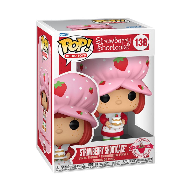 Tarta de Fresa POP! Animation Vinyl Figura Strawberry Shortcake 9 cm