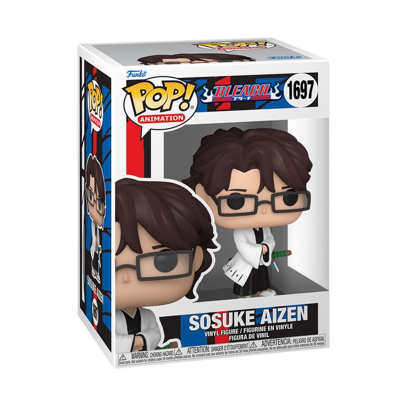 Bleach Figura POP! Animation Vinyl Aizen 9 cm