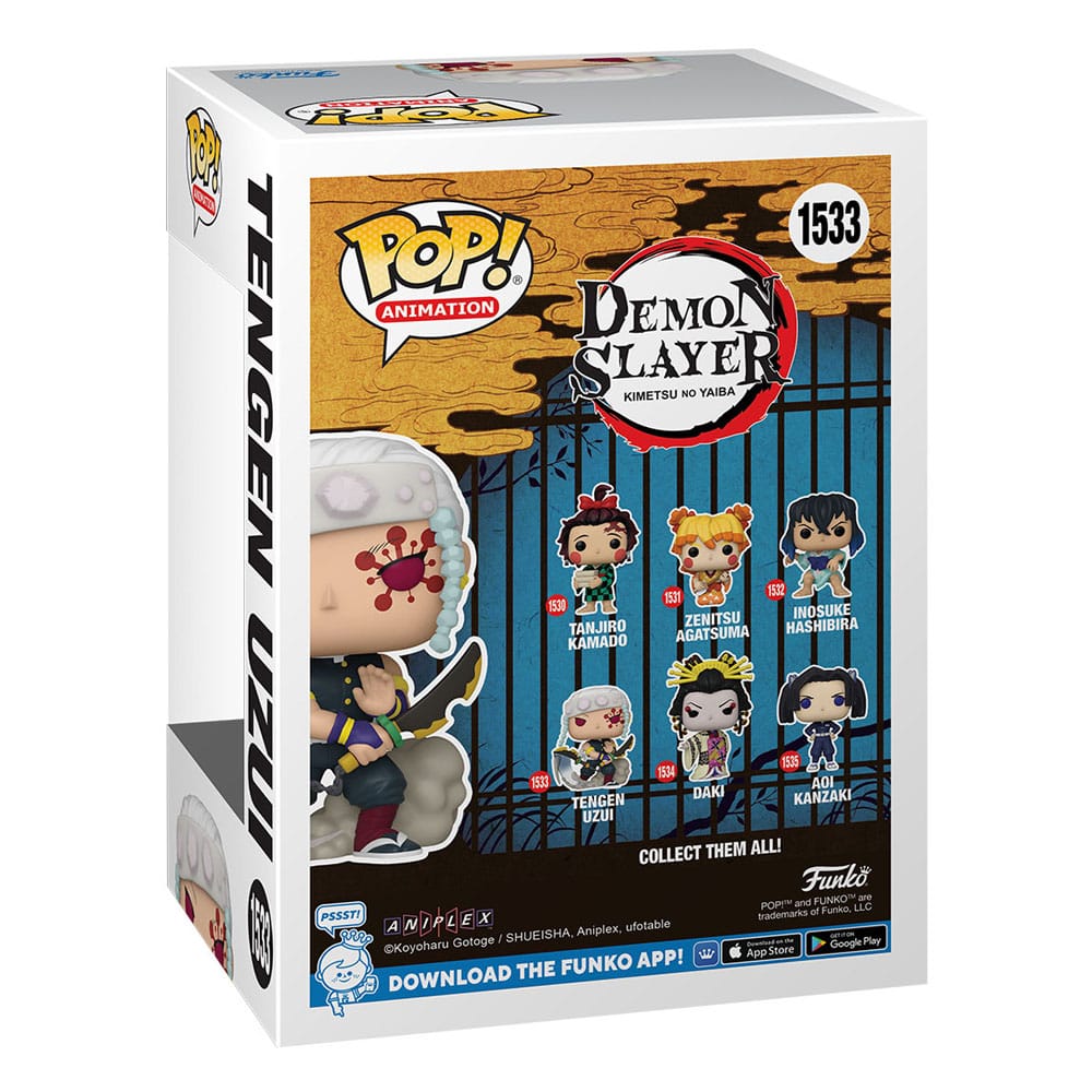 Demon Slayer: Kimetsu no Yaiba Figura POP! Animation Tengen w/CH(MT) 9 cm Surtido (6)