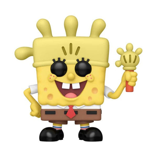 Bob Esponja 25th Anniversary POP! Vinyl Figura SB w/ Glove Light 9 cm - Z POP Toys