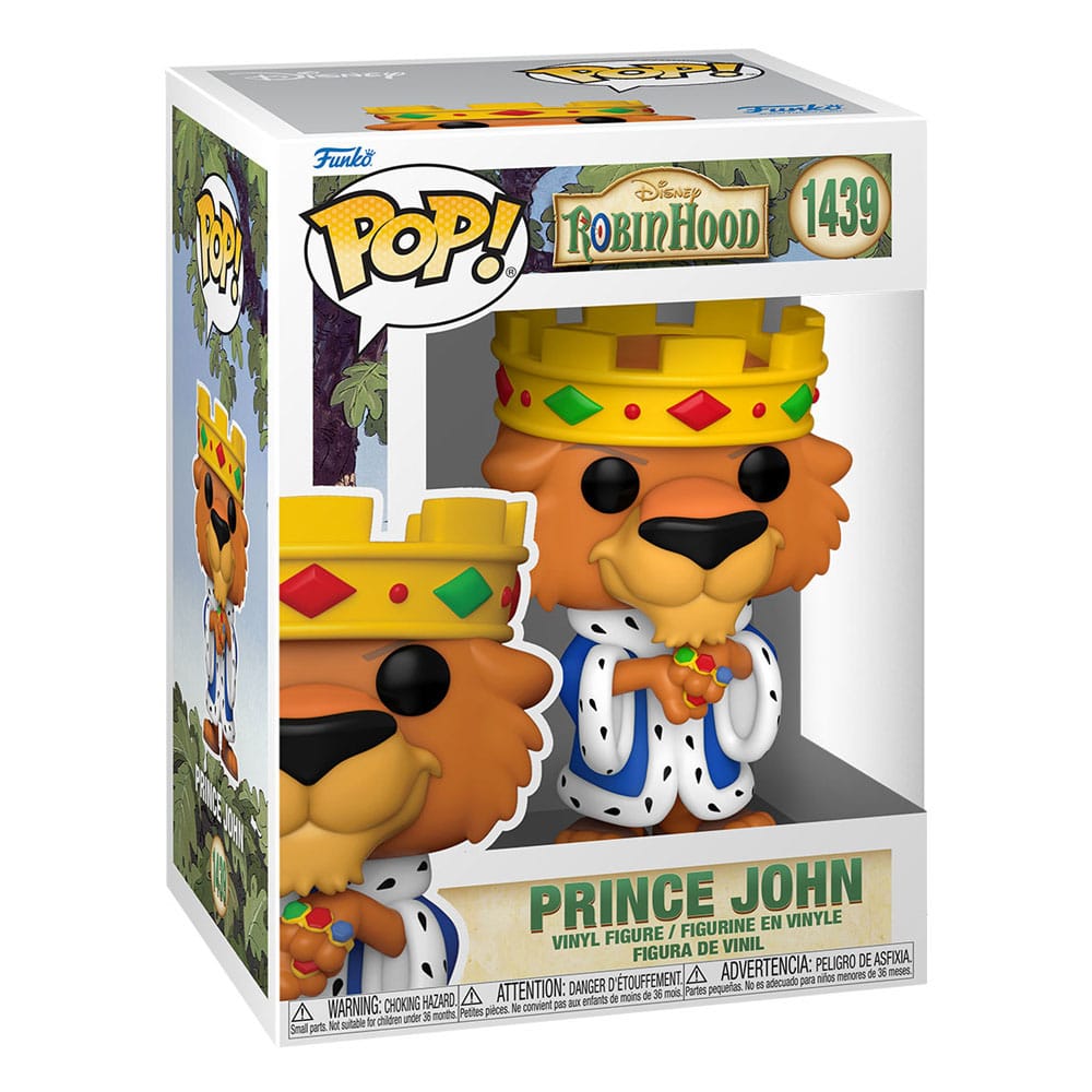 Robin Hood Figura POP! Disney Vinyl Prince John 9 cm