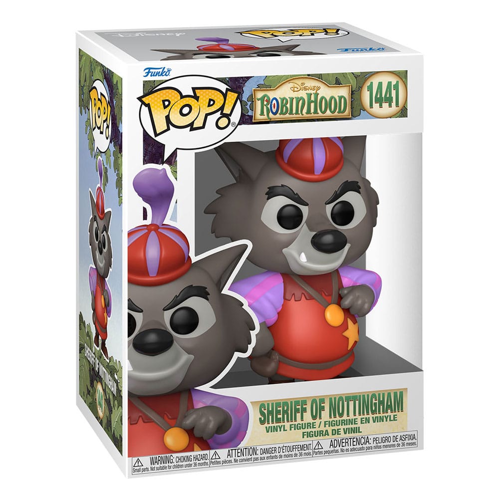 Robin Hood Figura POP! Disney Vinyl Sheriff of Nottingham 9 cm - Z POP Toys