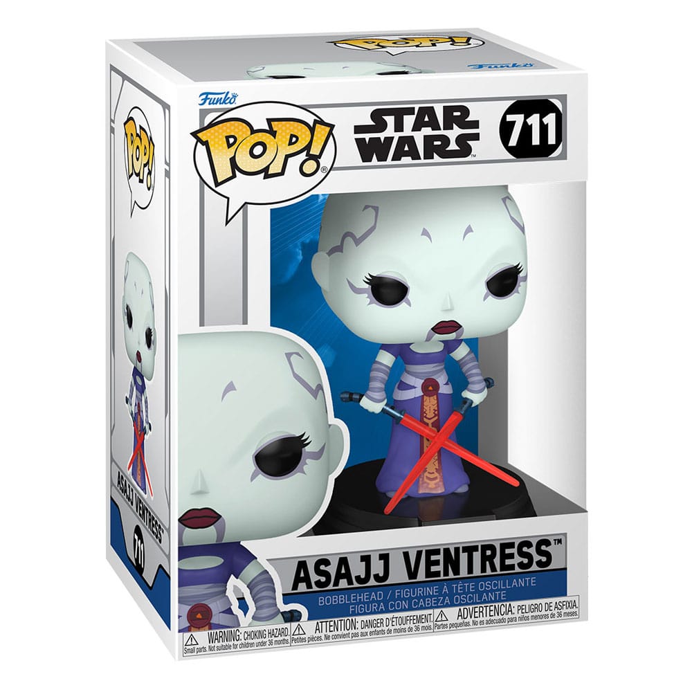 Star Wars Cabezón POP! Vinyl Asajj Ventress 9 cm
