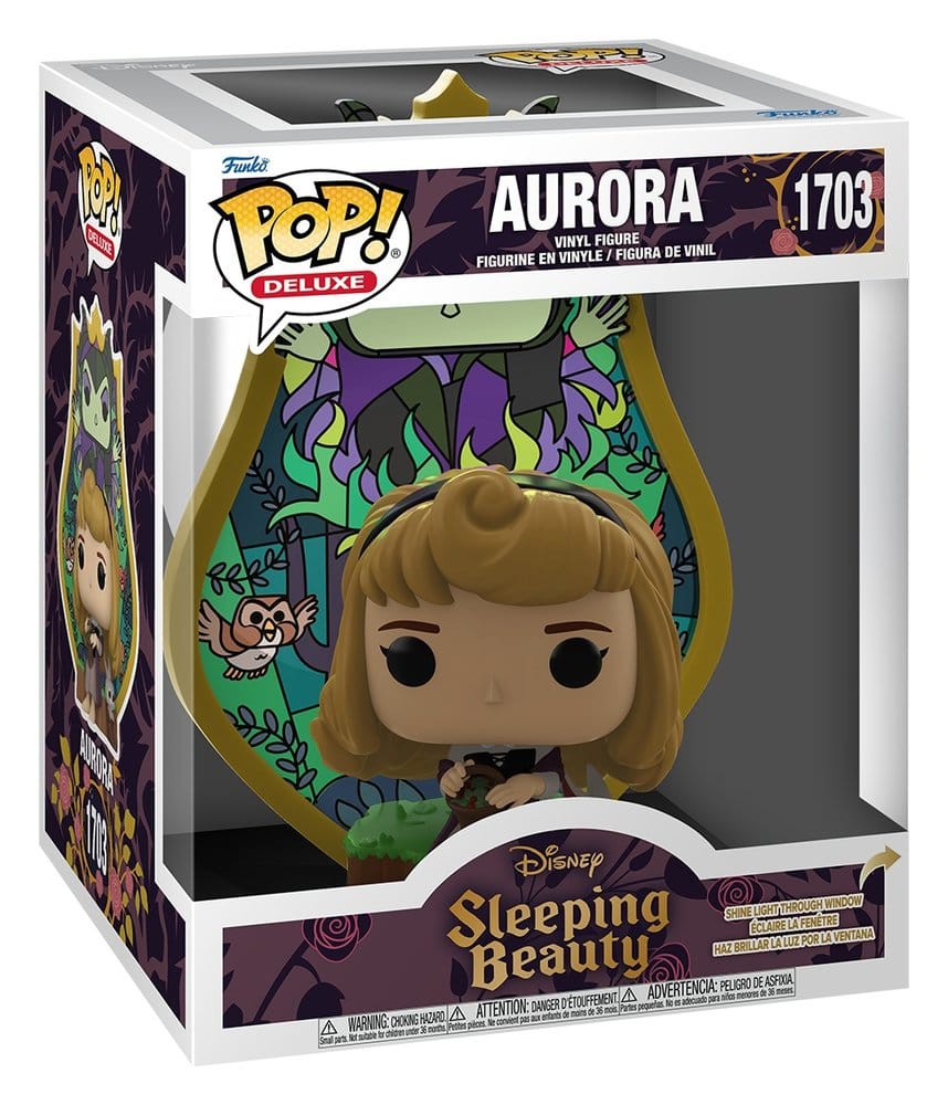 Disney POP! Deluxe Vinyl Figura Aurora(Glass) 9 cm - Z POP Toys