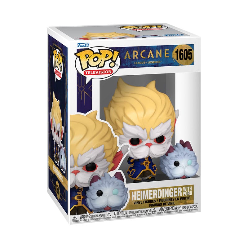 Arcane League of Legends POP! Vinyl Figura Heimerdinger w/Poro 9 cm - Z POP Toys