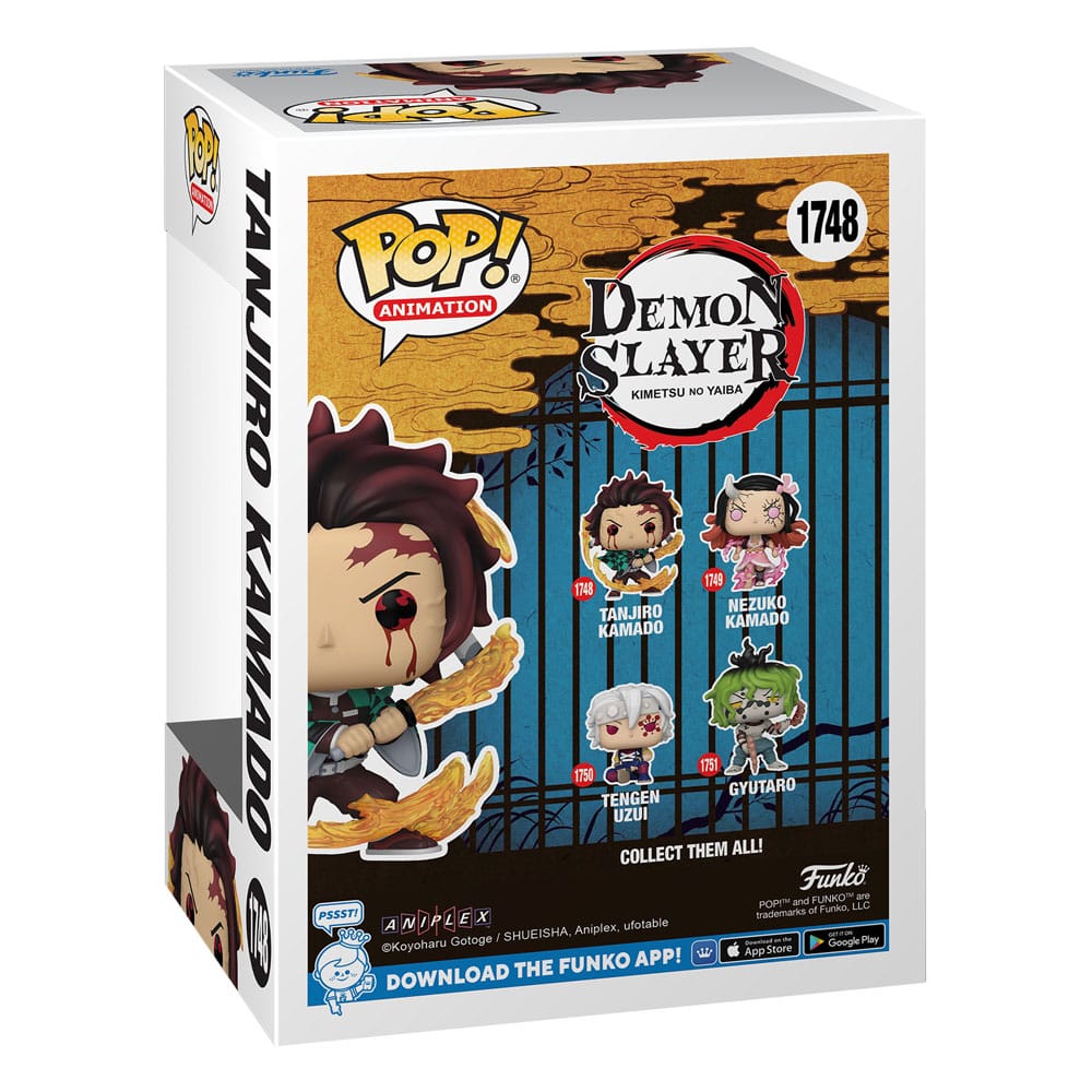 Demon Slayer: Kimetsu no Yaiba POP! Animation Vinyl Figuren Tanjiro(Sun Breathing) 9 cm - Z POP Toys