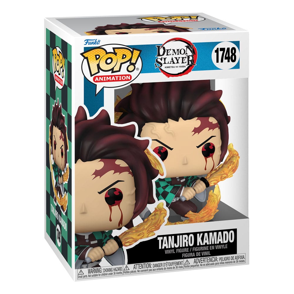 Demon Slayer: Kimetsu no Yaiba POP! Animation Vinyl Figuren Tanjiro(Sun Breathing) 9 cm - Z POP Toys