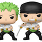 One Piece POP! Animation Vinyl Figuren Zoro (Refresh) w/Ch 9 cm Surtido (6)