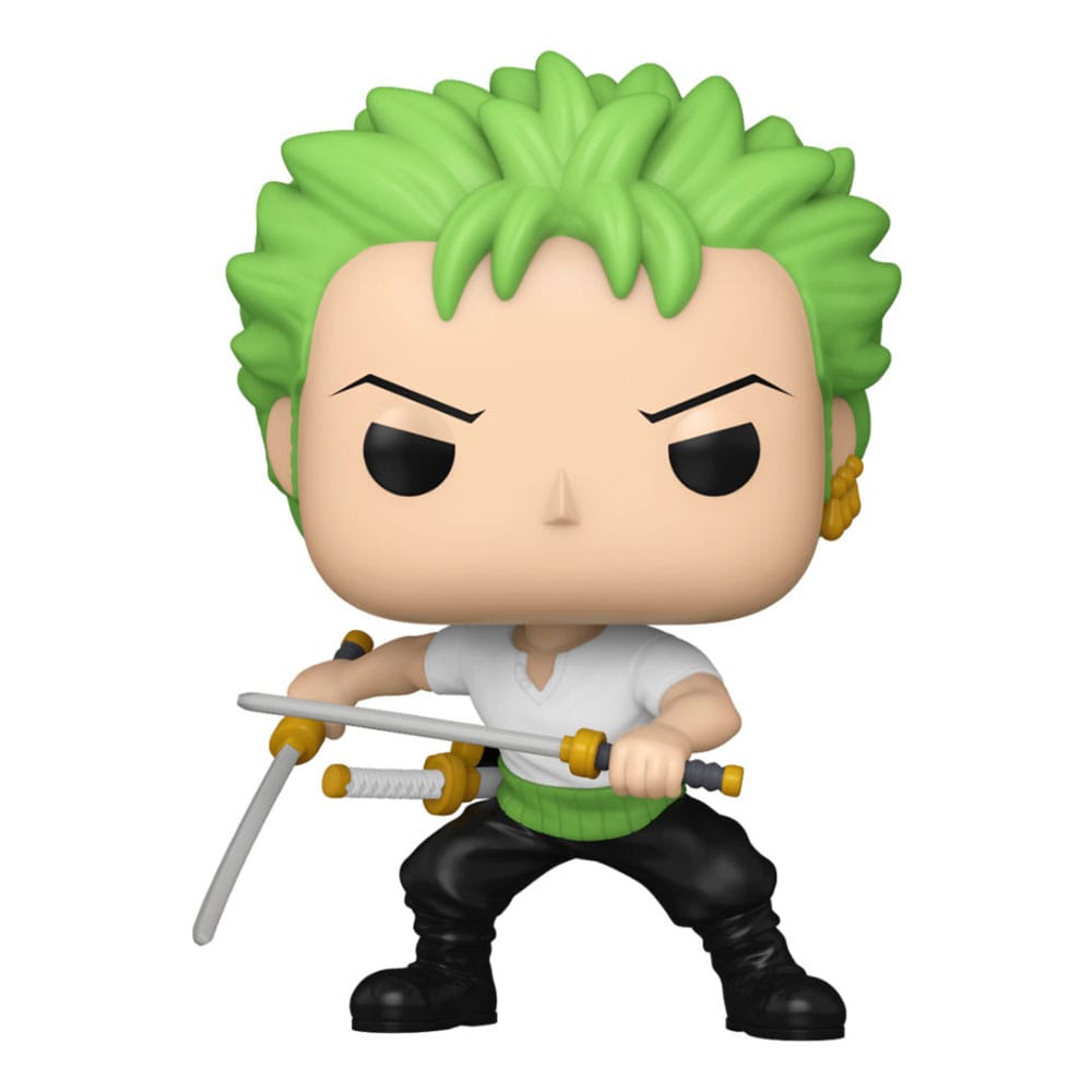 One Piece POP! Animation Vinyl Figuren Zoro (Refresh) w/Ch 9 cm Surtido (6)