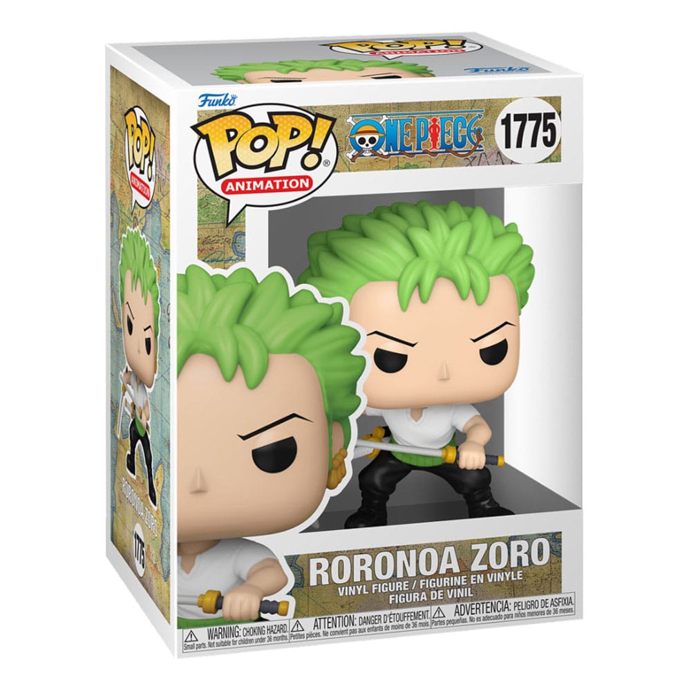 One Piece POP! Animation Vinyl Figuren Zoro (Refresh) w/Ch 9 cm Surtido (6)
