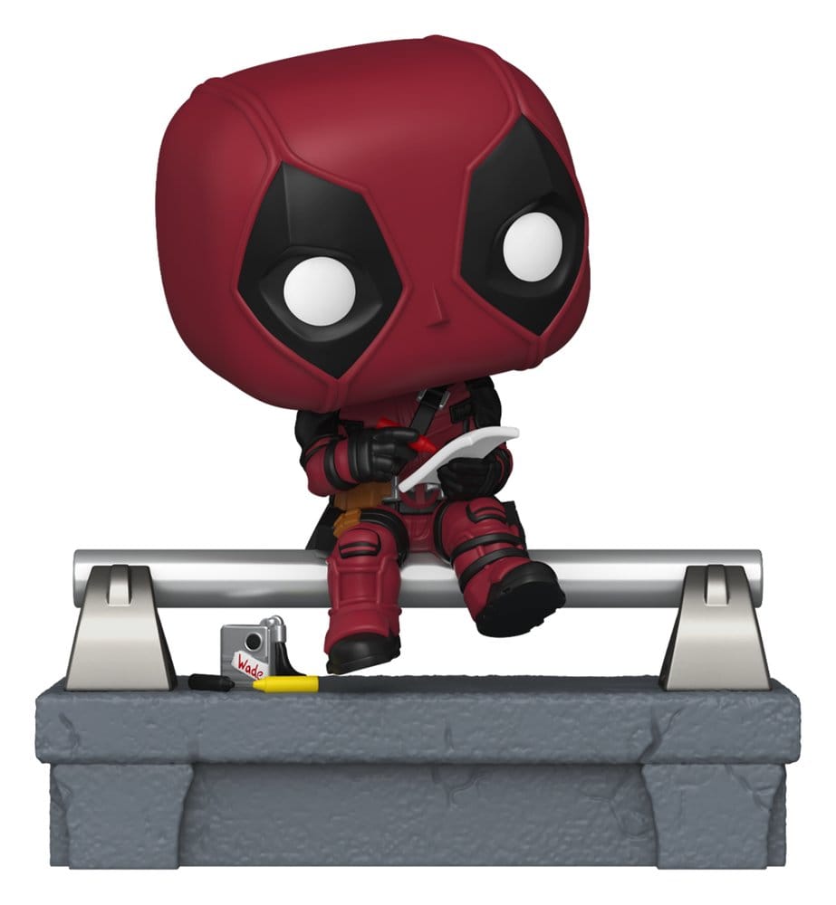 Marvel POP! Deluxe Vinyl Figura Deadpool on Bridge 9 cm