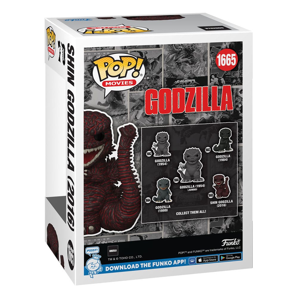Godzilla 70th Anniversary POP! Movies Vinyl Figura Godzilla 2016 9 cm - Z POP Toys