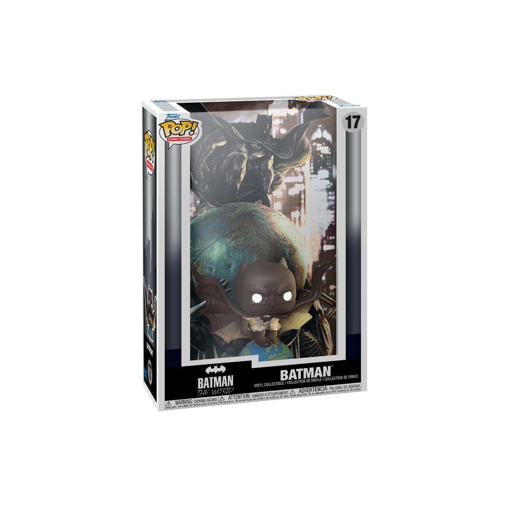 DC POP! Comic Cover Vinyl Figura Batman The World 9 cm - Z POP Toys