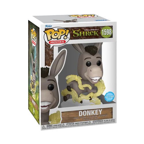 Shrek Figura POP! Movies Vinyl 30th Anniversary Donkey 9 cm