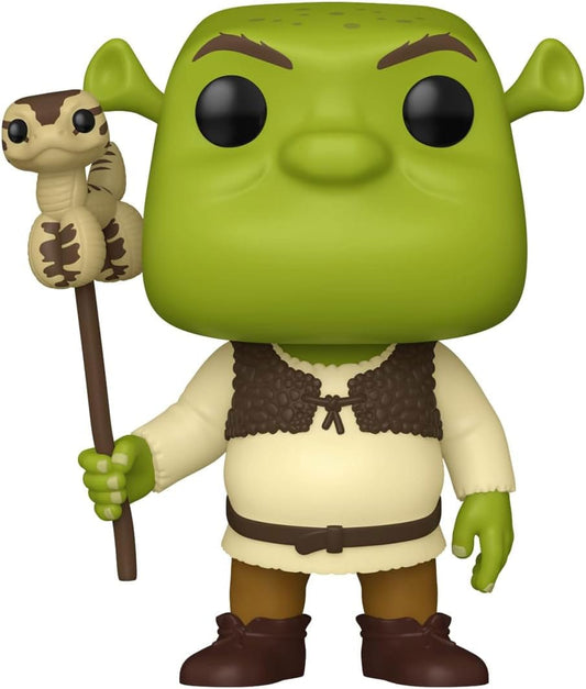 Shrek Figura POP! Movies Vinyl 30th Anniversary Shrek w/Snake 9 cm