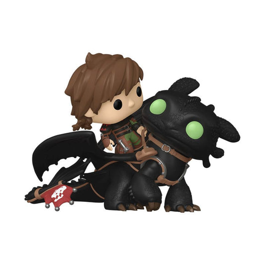 Cómo entrenar a tu dragón POP! Rides Deluxe Vinyl Figura Hiccup w/Toothless 9 cm - Z POP Toys