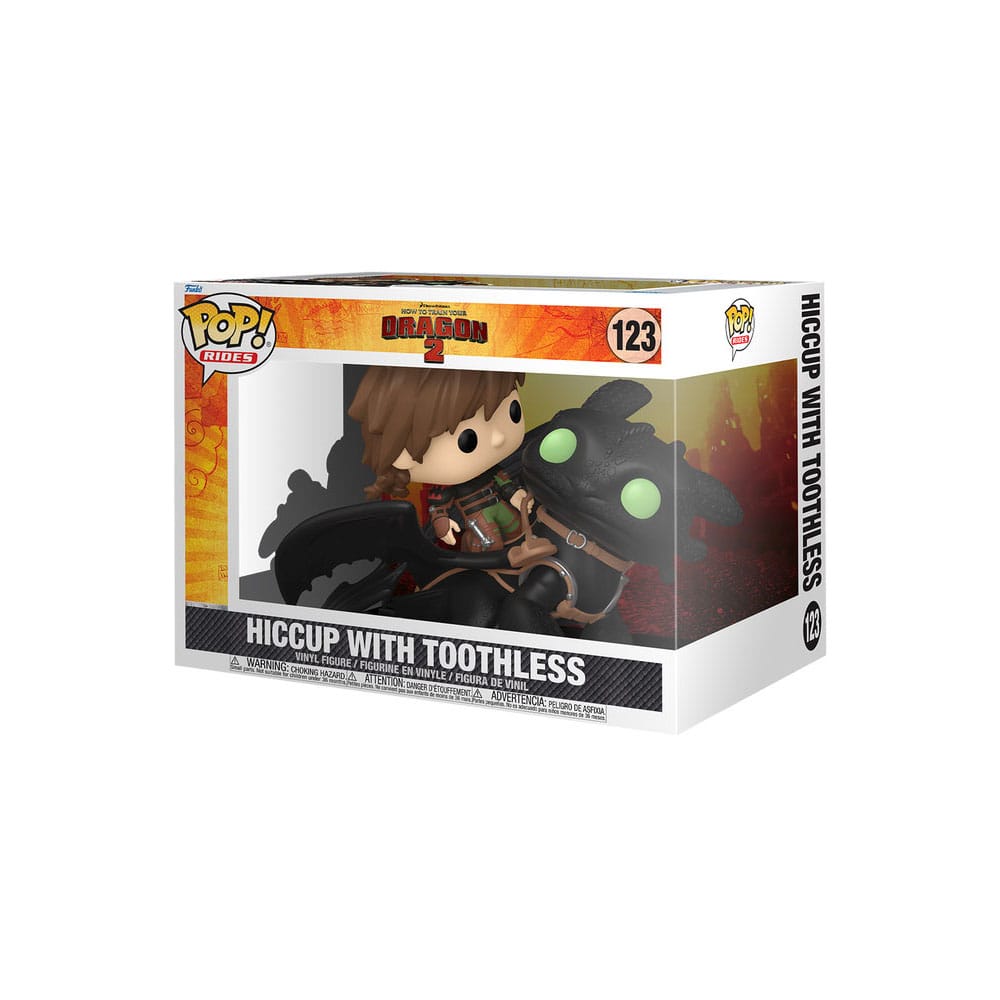Cómo entrenar a tu dragón POP! Rides Deluxe Vinyl Figura Hiccup w/Toothless 9 cm - Z POP Toys