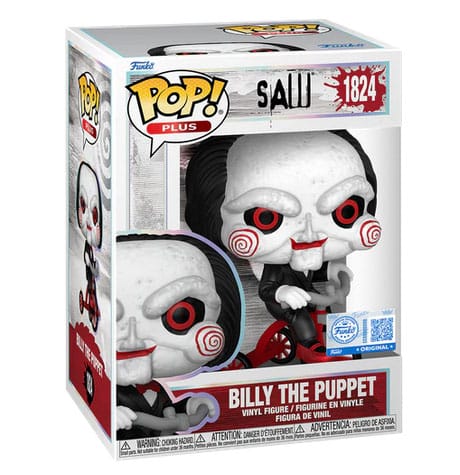 Saw Figura POP! Plus Vinyl Billy on Tricycle Exclusive Edition 9 cm - Z POP Toys