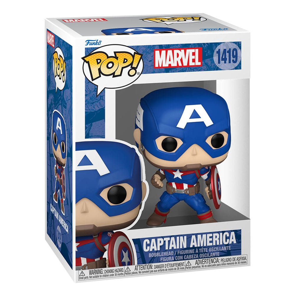 Marvel New Classics POP! Vinyl Figura Captain America 9 cm
