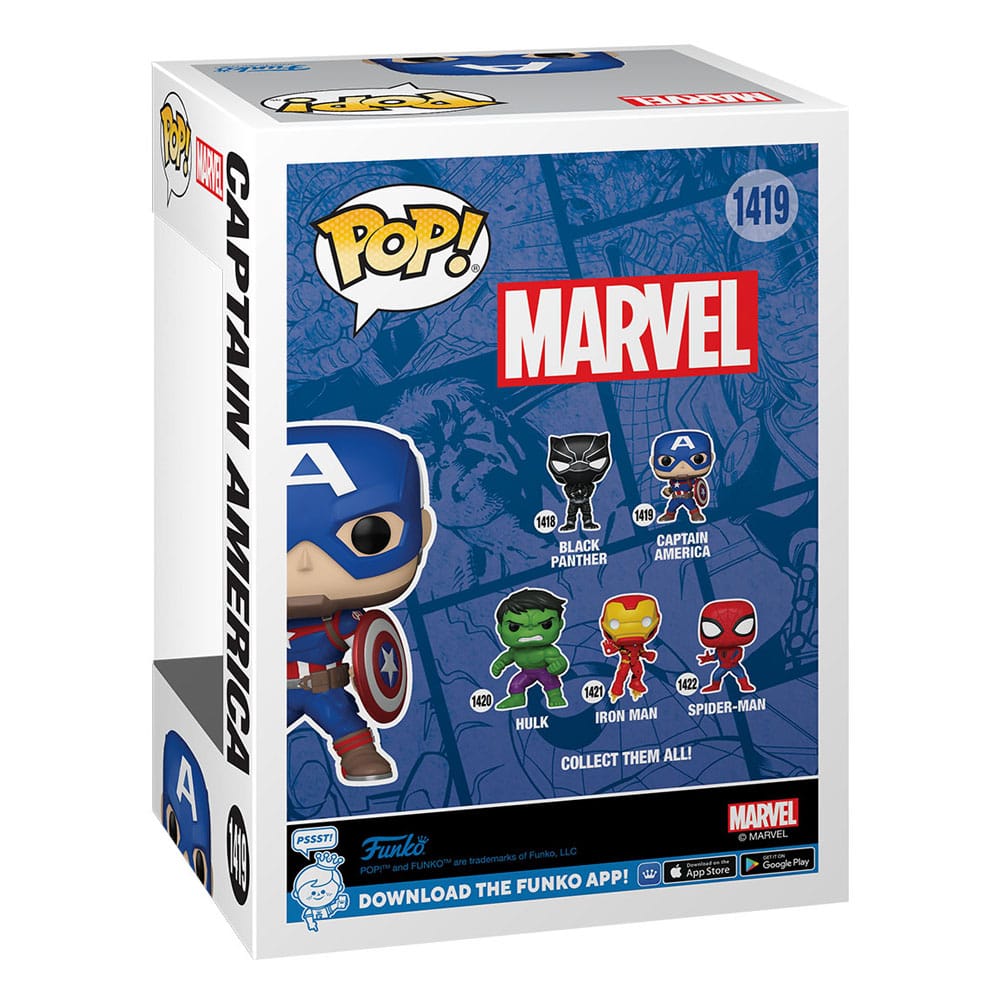 Marvel New Classics POP! Vinyl Figura Captain America 9 cm