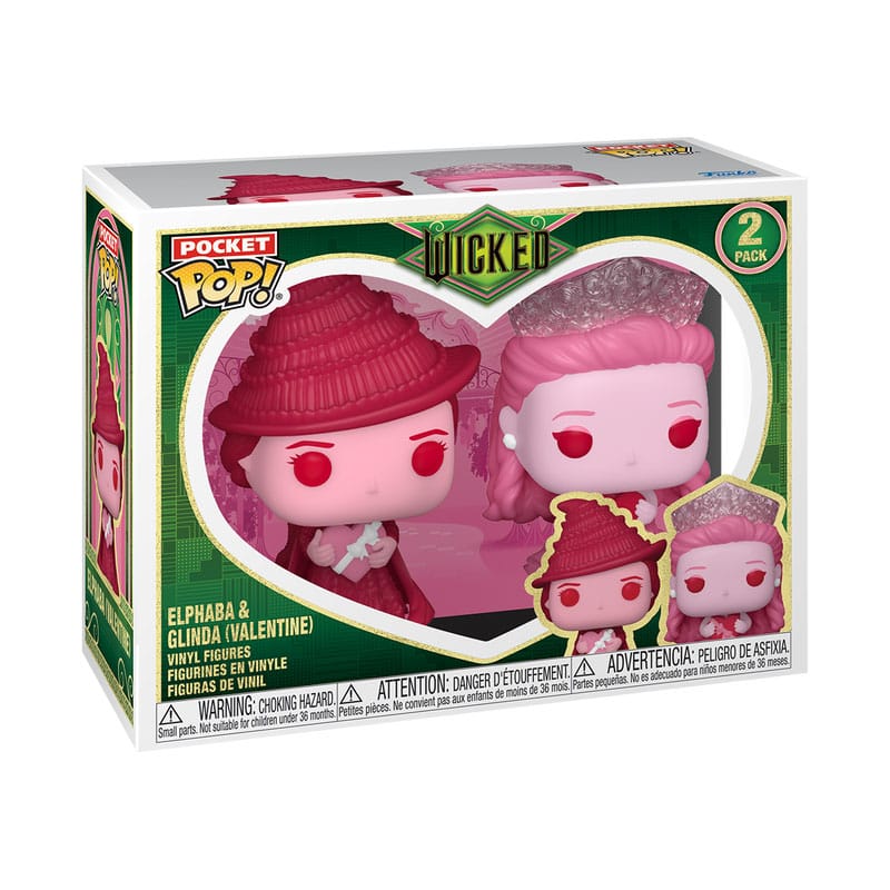 Wicked Pack de 2 Figuras Pocket POP! Vinyl Valentines 4 cm - Z POP Toys