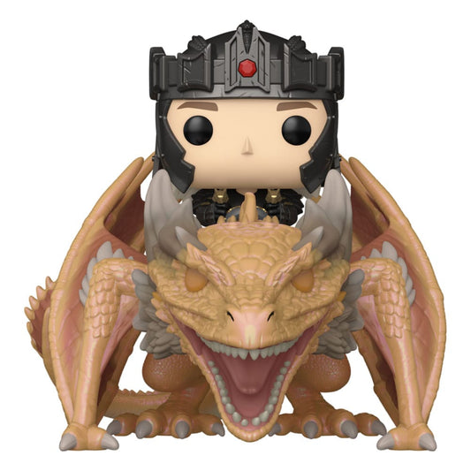House of the Dragon POP! Rides Vinyl Figura Aegon Targaryen w/ Sunfyre 14 cm