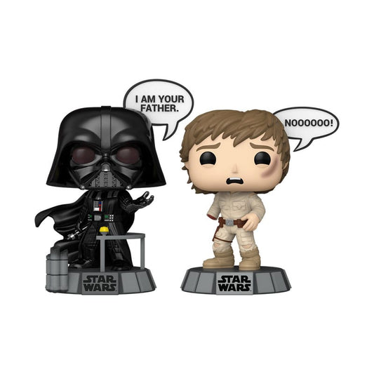Star Wars: Sayings Pack de 2 POP! Vinyl Figuras Vader & Luke 9 cm