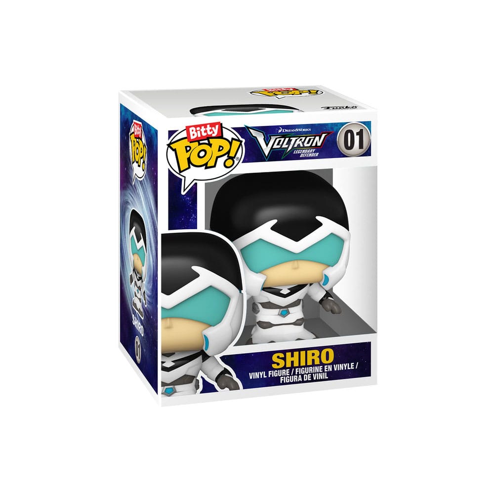 Voltron Bitty POP! Bots Figuras Voltron with Shiro 2,5 cm