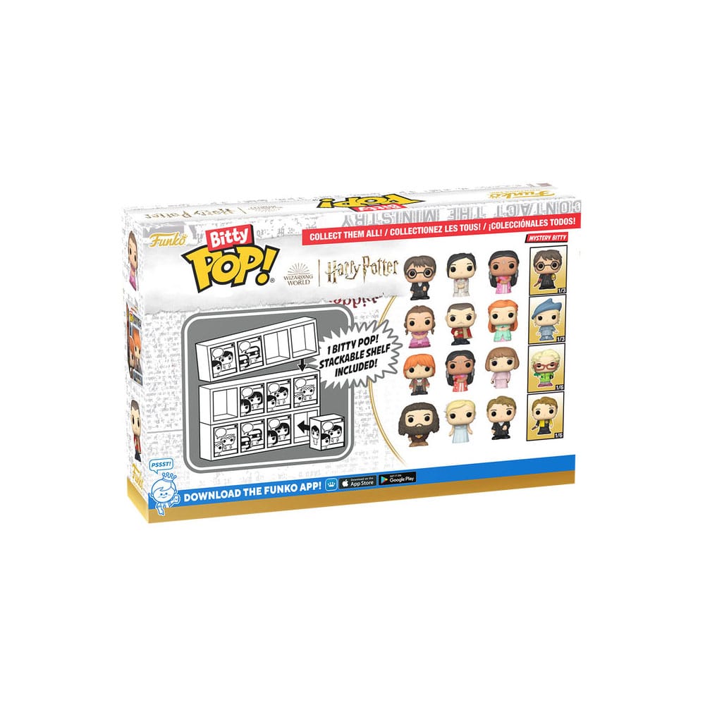 Harry Potter y el cáliz de fuego Pack de 4 Figuras Bitty POP! Vinyl Ron 2,5 cm