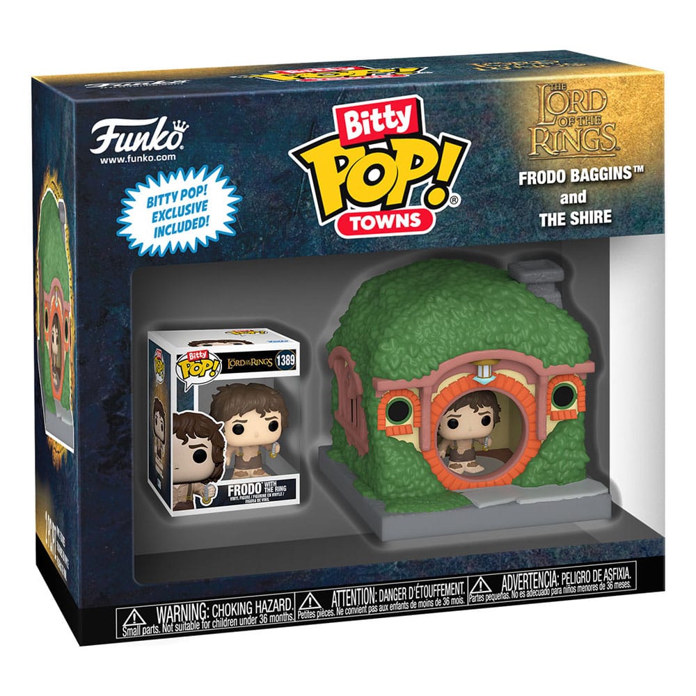 El Señor de los Anillos Bitty POP! Town Vinyl Figura Frodo at Shire