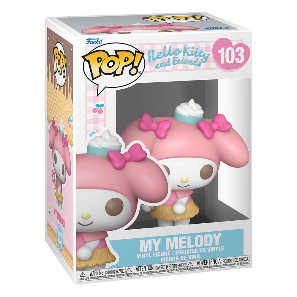 Sanrio Figura POP! Animation Vinyl Hello Kitty- My Melody (IC) 9 cm