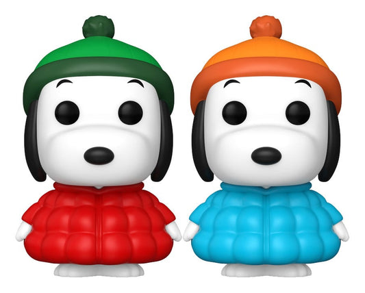 Peanuts POP! Animation Vinyl Figura Snqy in Coat w/CH 9 cm Surtido (6)