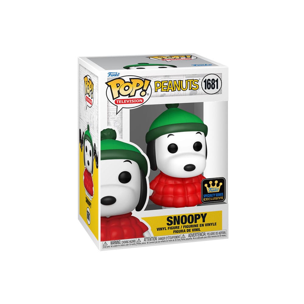 Peanuts POP! Animation Vinyl Figura Snqy in Coat w/CH 9 cm Surtido (6)