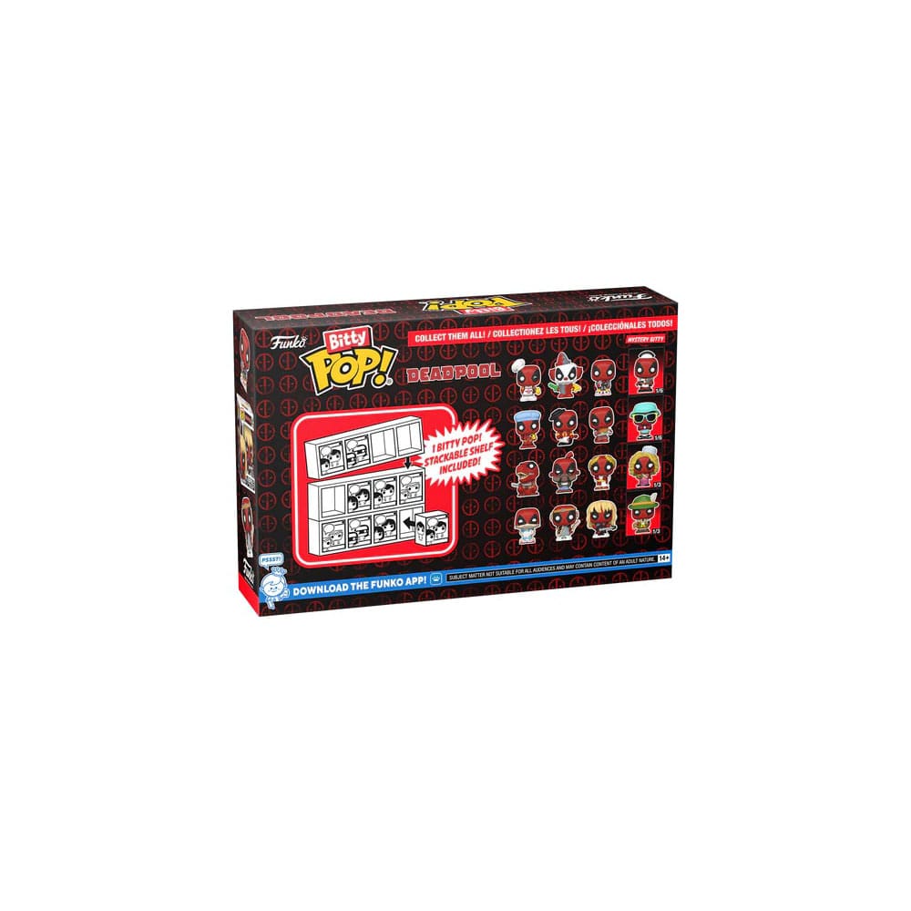 Deadpool Pack de 4 Figuras Bitty POP! Vinyl Dinopool 2,5 cm