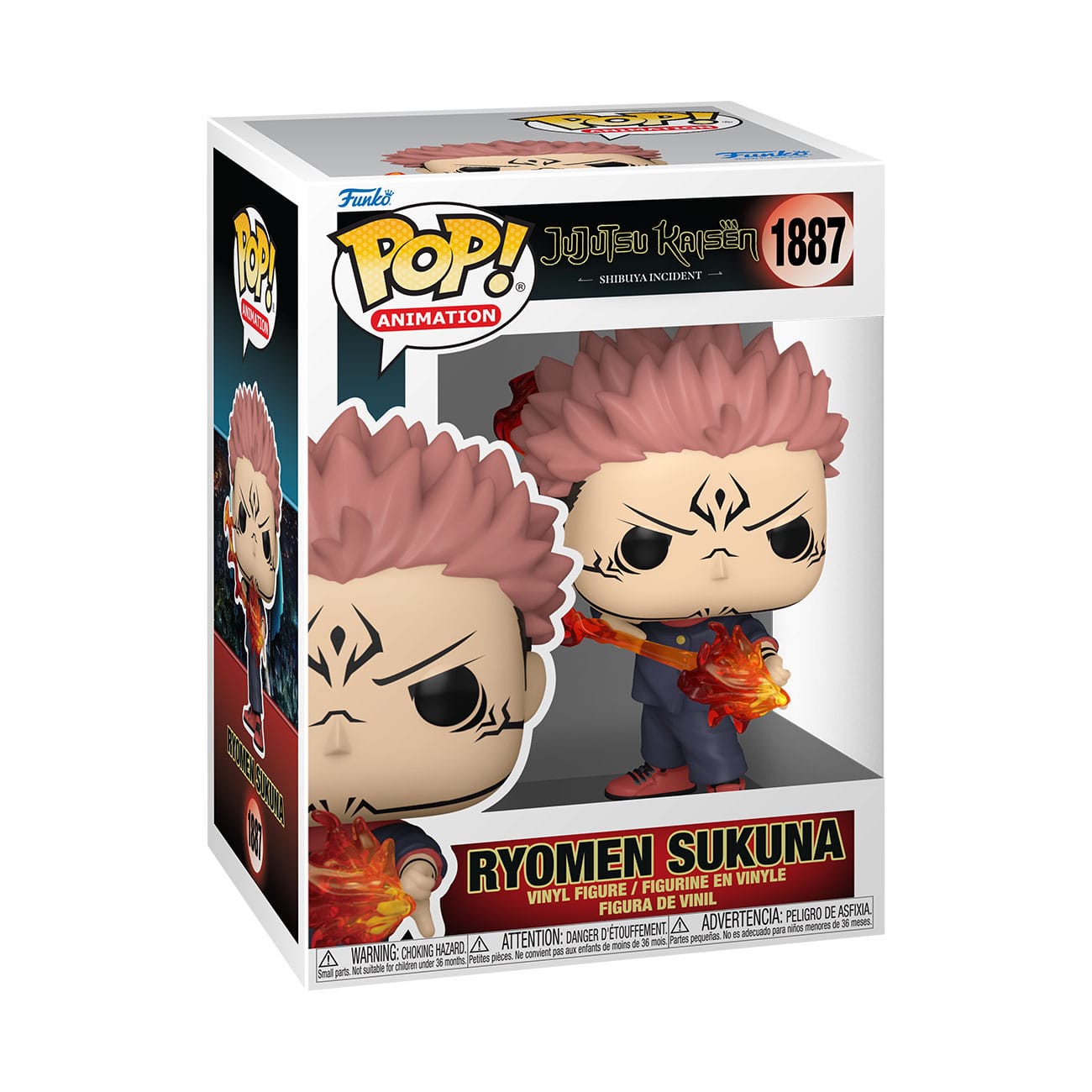 Jujutsu Kaisen POP! Animation Vinyl Figuren Sukuna (Fire Arrow) 9 cm - Z POP Toys