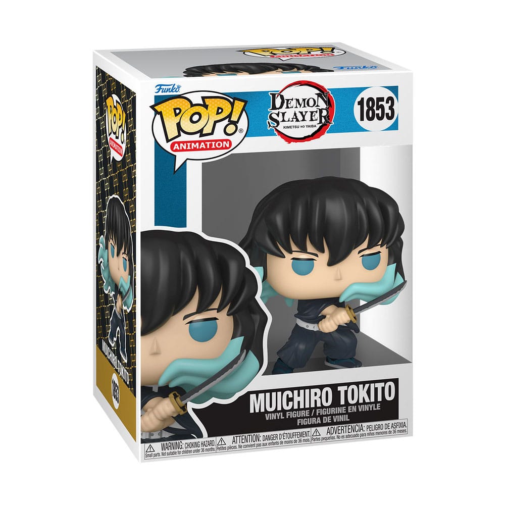Demon Slayer: Kimetsu no Yaiba POP! Animation Vinyl Figura Muichiro (Attack) w/CH 9 cm Surtido (6)